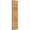 Ekena Millwork Spaced Board-n-Batten Shutters, Rough Sawn Western Red Cedar, 17 1/8W x 59H, PR RBS06S17X059RWR - alternate 5